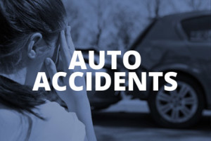 Auto accidents sign
