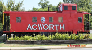 Acworth train in town